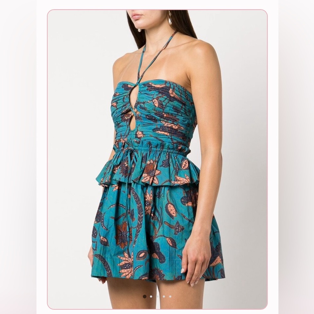 Ulla Johnson Isidro Playsuit Lagoon Size 8